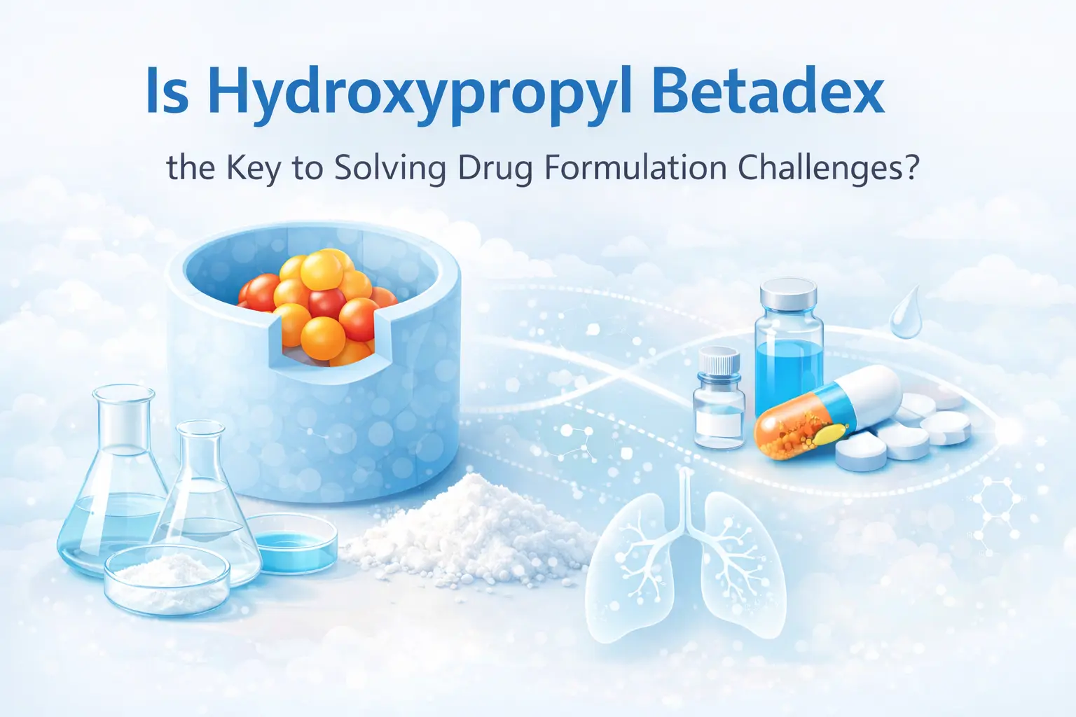 के Hydroxypropyl Betadex ड्रग फॉर्म्युलेसन चुनौतीहरू समाधान गर्ने कुञ्जी हो?