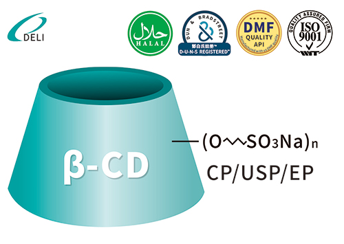 सल्फोब्युटाइलथर बीटा साइक्लोडेक्सट्रिन सोडियम नमक SBECD